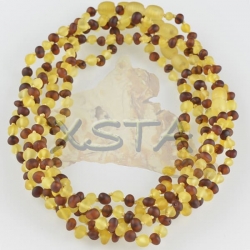 Amber teething necklace raw yellow cherry Amber teething necklace raw yellow cherry
